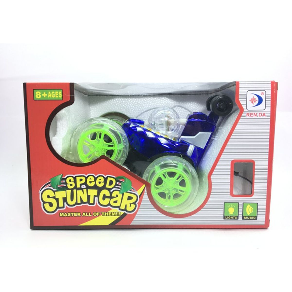 JUGUETERIA EXPRESS - Carro loco a control remoto luces y sonidos acrobacia…