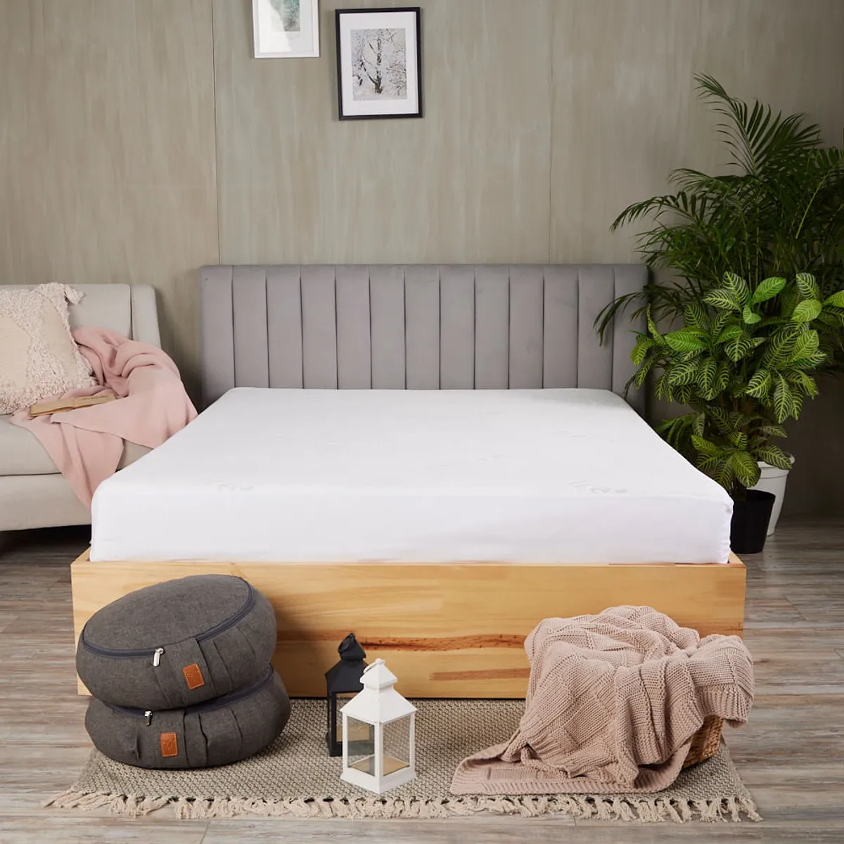 DISTRIHOGAR - Protector de Colchón (+) Plus Sensación Fría Queen