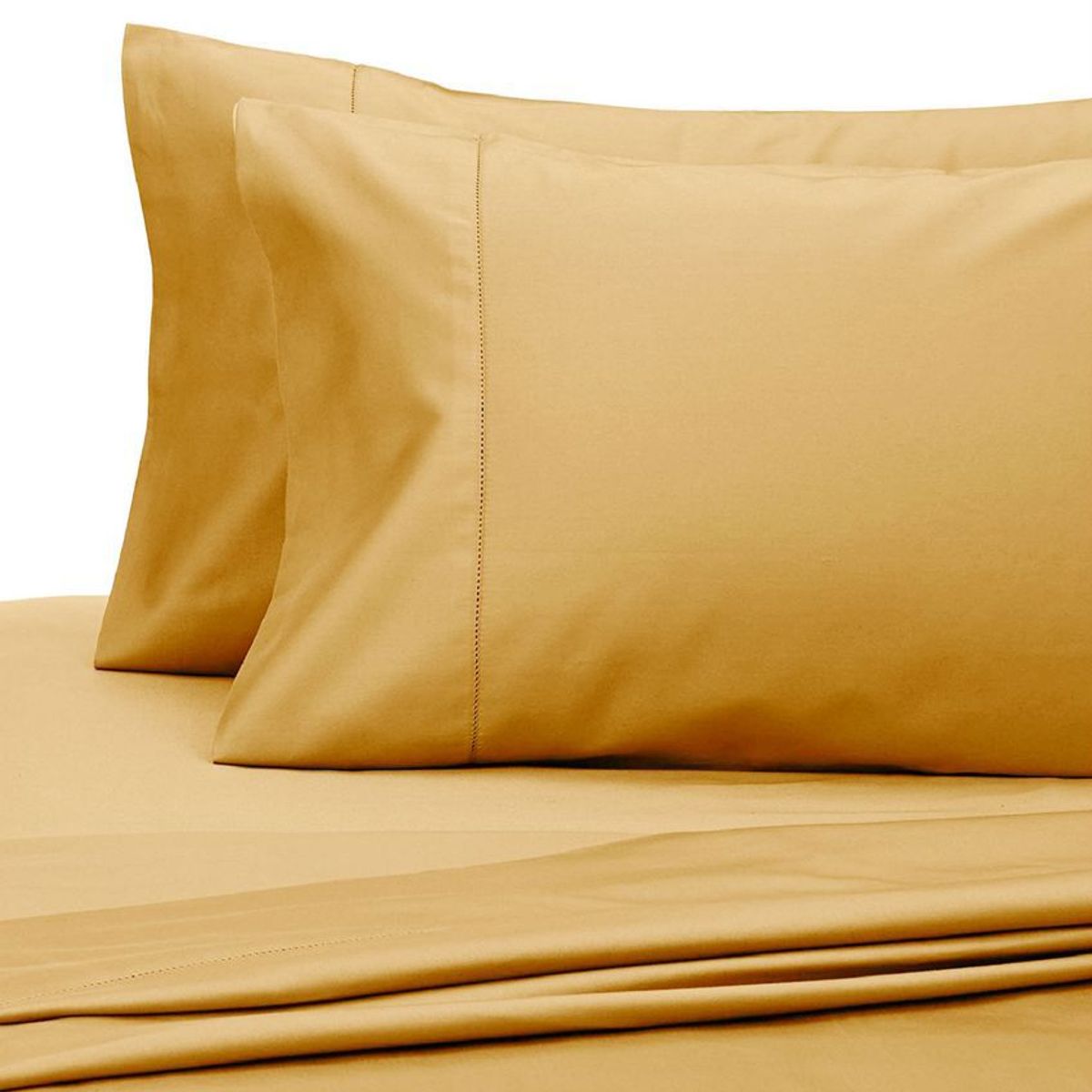 GENERICO - Sabana ajustable y 2 fundas cama semidoble camel