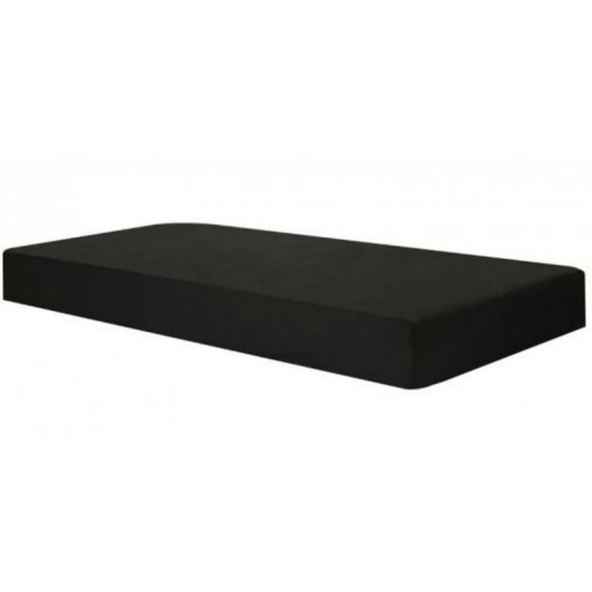 PASTELL - Forro de colchón antifluidos cama semidoble color negro pastell 25 cms