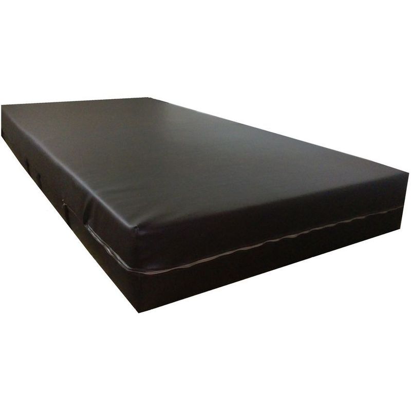 GENERICO - Forro de colchón antifluidos cama doble color negro pastell 25 cms