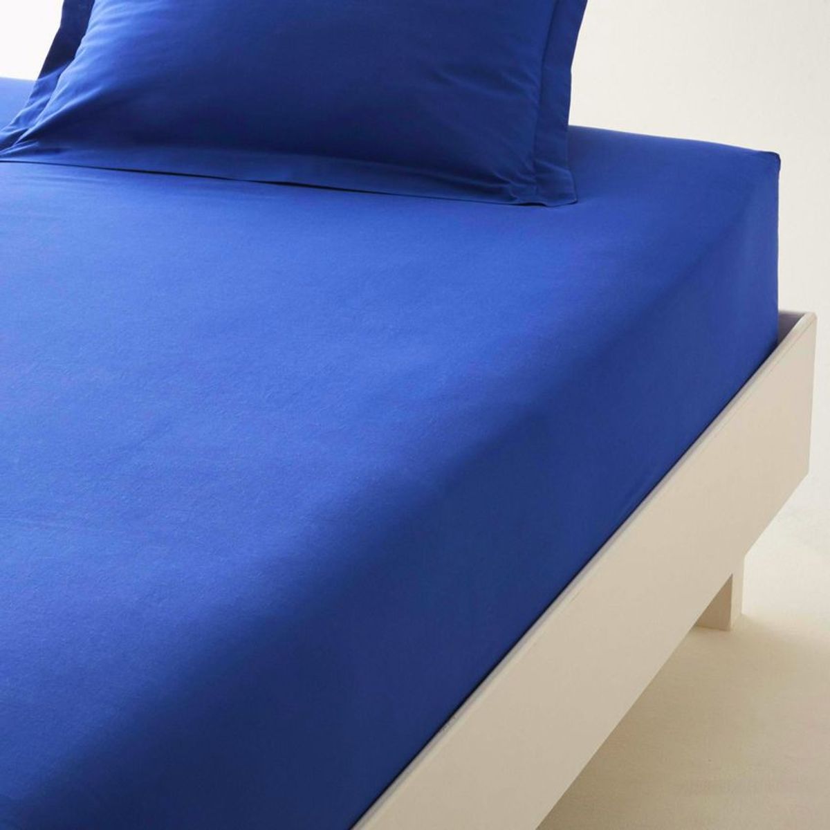 GENERICO - Sabana ajustable y 2 fundas cama doble azul rey