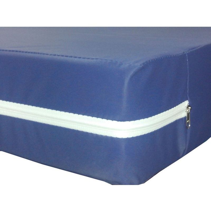 GENERICO - Forro de colchón antifluidos cama semidoble color azul pastell 25 cms