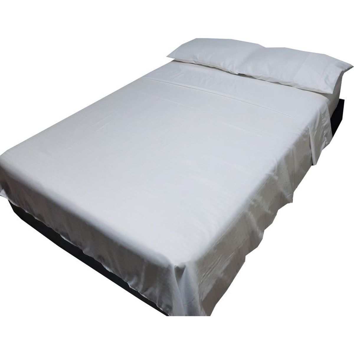 GENERICO - Juego de sabanas para cama semidoble blanco 25 cms
