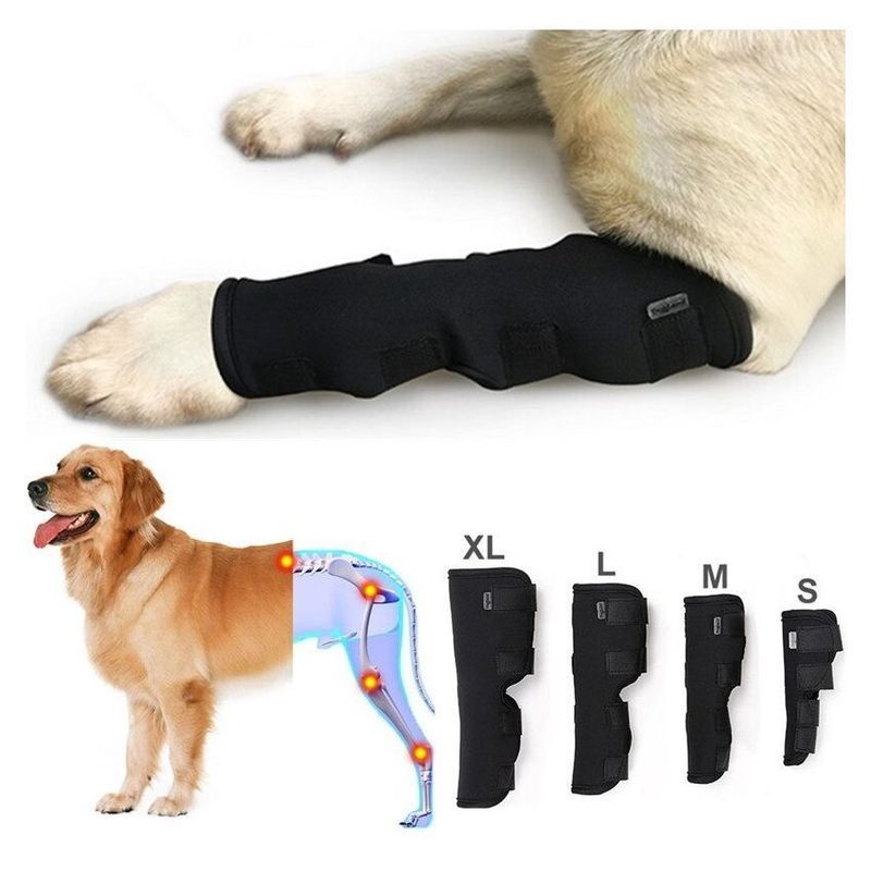 GENERICO - Ferula rodilla almohadillas perro apoyo para la pierna
