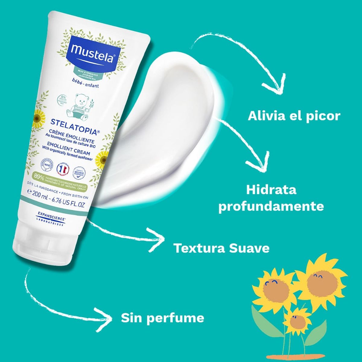 MUSTELA - Crema Emoliente Stelatopia Piel Atopica X 200ml