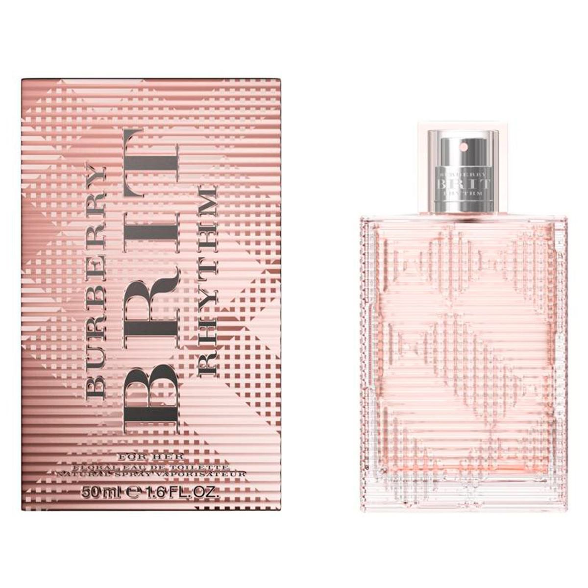 BURBERRY - Perfume Burberry Brit Rhythm Mujer 50 ml Eau de toilette 