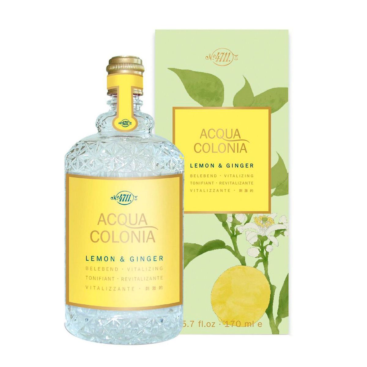 4711 - Perfume 4711 Aqua Colonia Lemon + Ginger Unisex 170 ml Eau de cologne 
