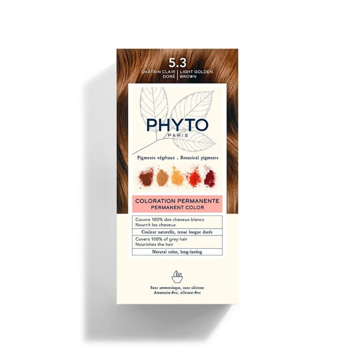 PHYTO - Tinte Phyto Color 5.3 Castaño Claro Dorado