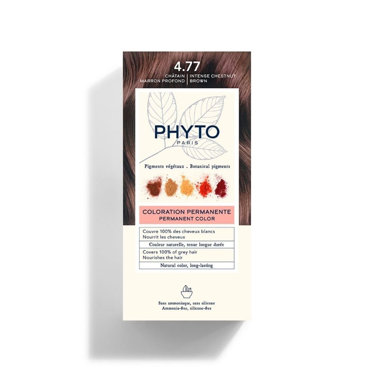 PHYTO - Tinte Phyto Color 4.77 Castaño Marrón