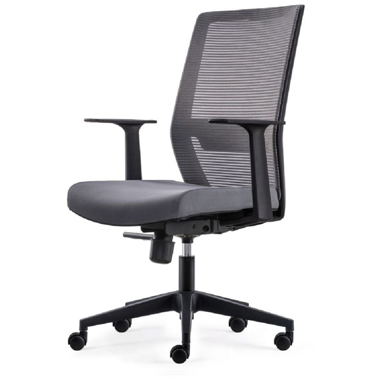 MUMA - Silla  de escritorio ergónomica fore con brazos- gris