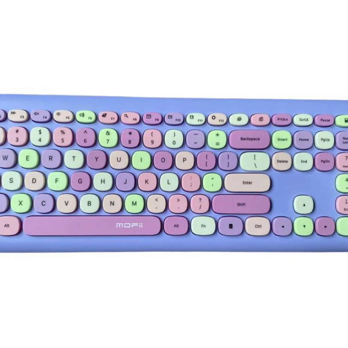 GENERICO - Combo Inalámbrico Teclado Y Mouse Mofii 666 2,4g Color Morado