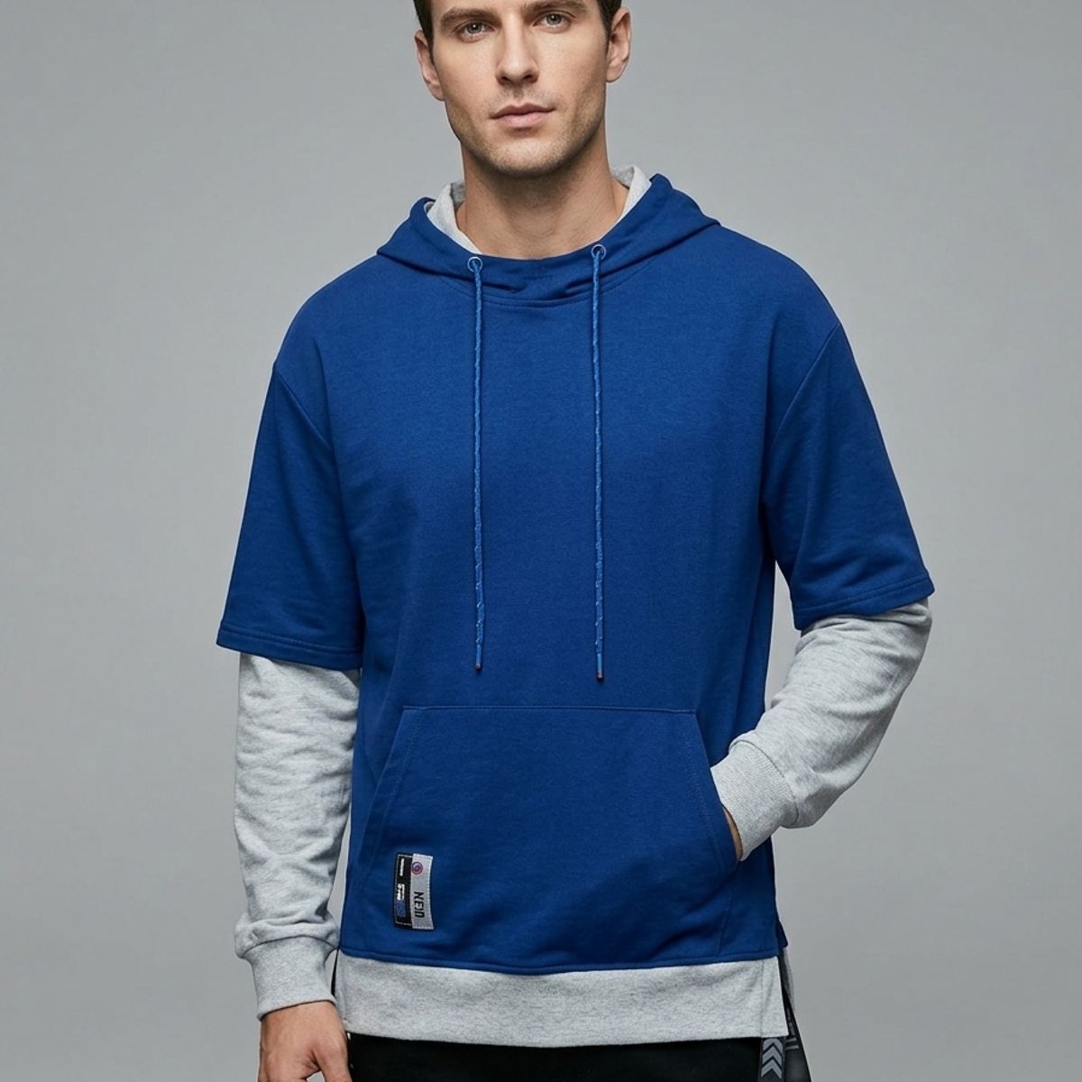 THE CLOTHING COMPANY - Chaqueta Hombre Algodon GNRC Buso Buzo Doble Manga