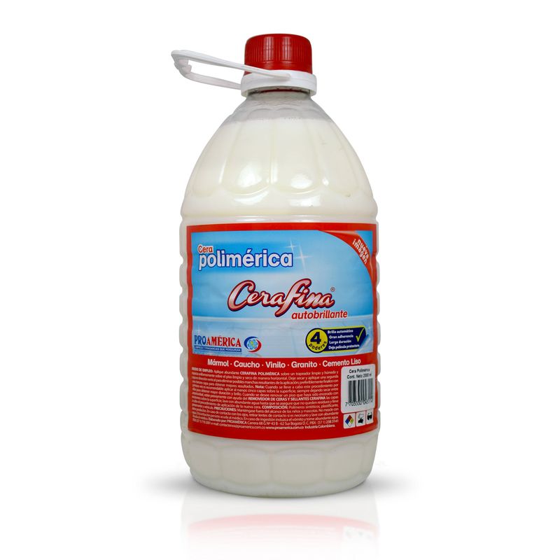 CERAFINA - Cera pisos Polimérica Autobrillante CeraFina® 2000 mL