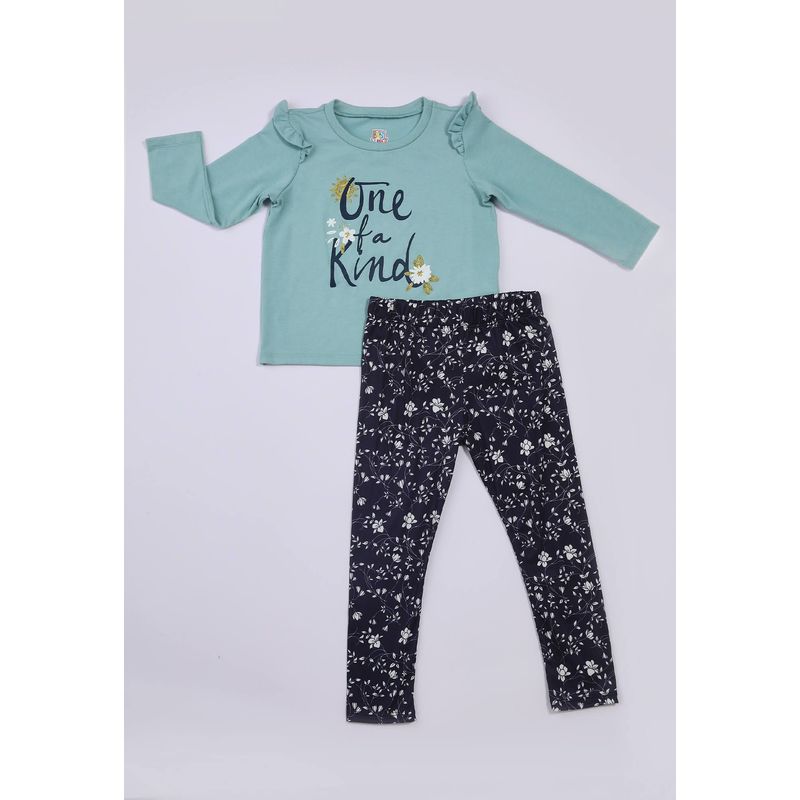 BABY PLANET - Conjunto De Camiseta Manga Larga Y Legging Para Bebé niña Baby Planet