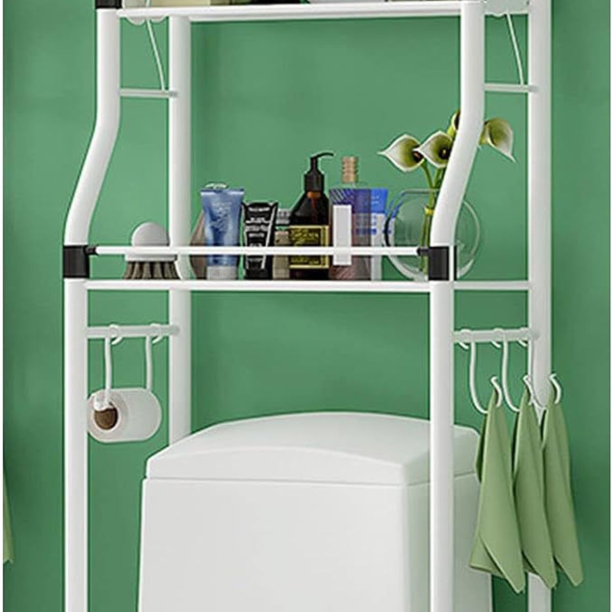 ONE PIXEL - Organizador Para Baño Estante De Almacenamiento Blanco Multifuncional