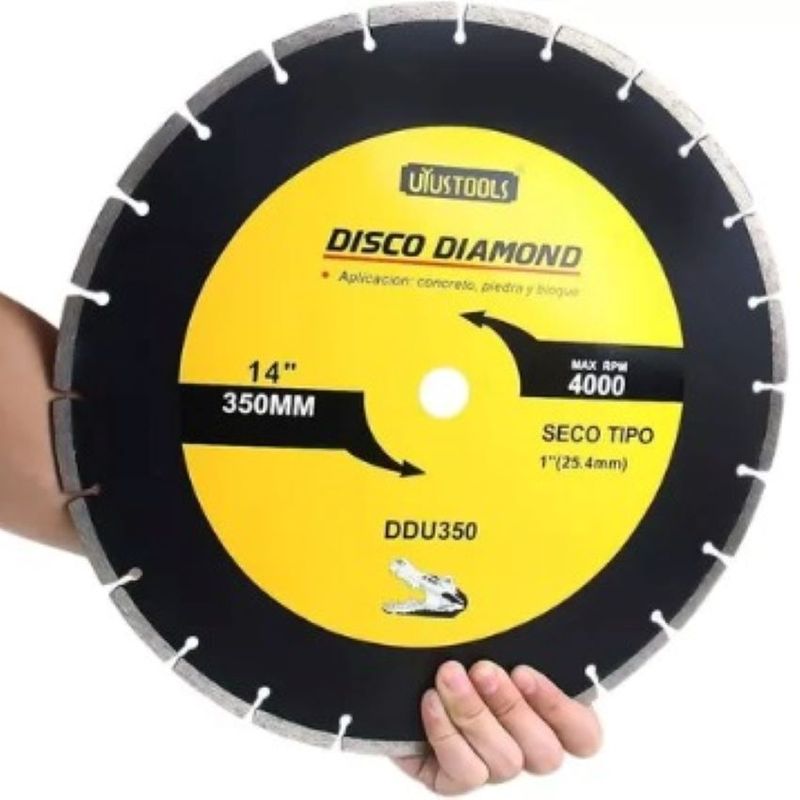 UYUSTOOLS - DISCO DIAMANTADO SEGMENTADO UYUSTOOLS 14 PUL DDU350