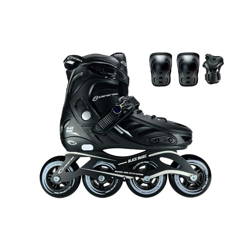 CANARIAM - Patines Linea Semiprofesionales Canariam Black Magic L Negro
