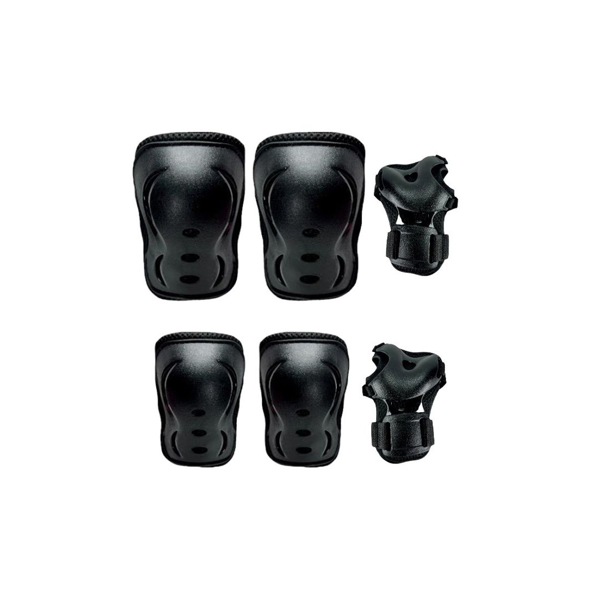 CANARIAM - Patines En Linea Semiprofesionales Canariam Black Magic Con Protecciones L 39 Ajustables a 42 Negro