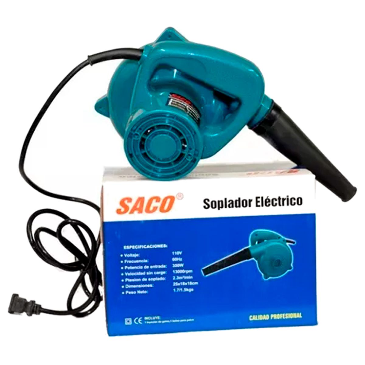 GENERICO - Soplador Aspiradora Polvo Saco Mnatenimiento Aseo