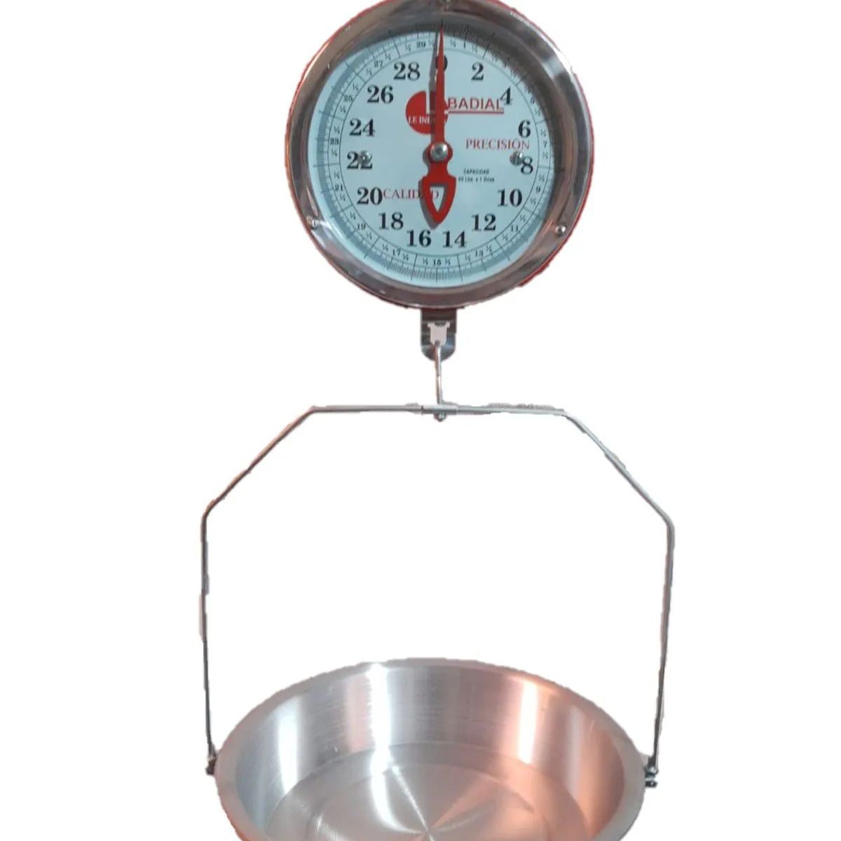 INBADIAL - Balanza Mecánica Colgar Peso Colgante 40 Lb Tipo Reloj