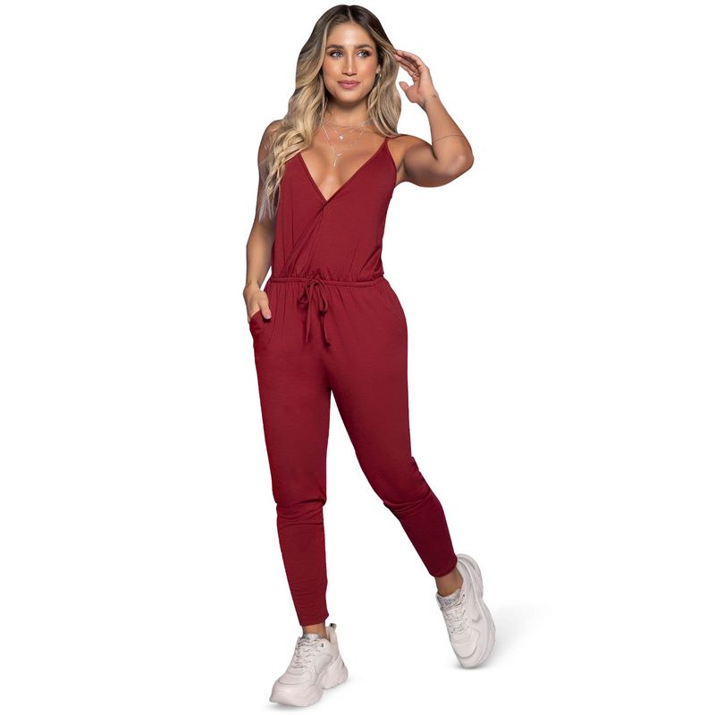ATYPICAL - Enterizo Largo Mujer Rojo Atypical 32577