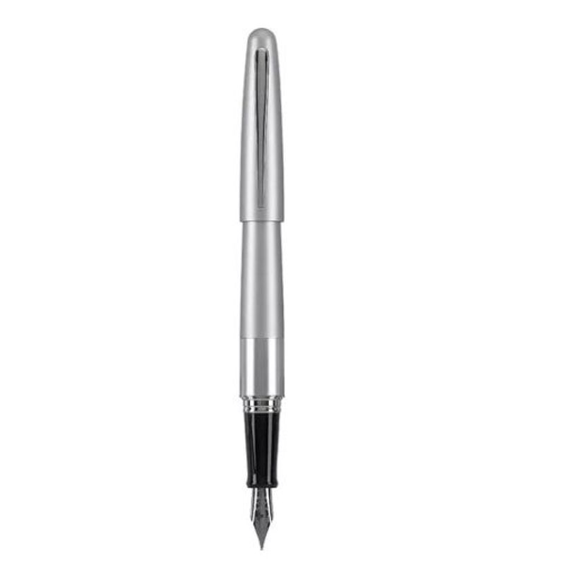 PILOT - Pluma Estilógrafo Pilot Punta M Plateado