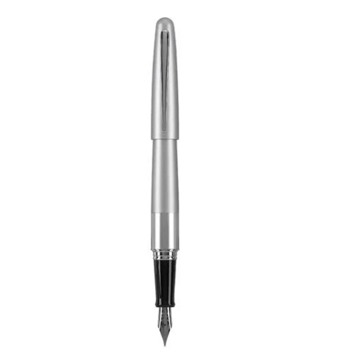 PILOT - Pluma Estilógrafo Pilot Punta M Plateado