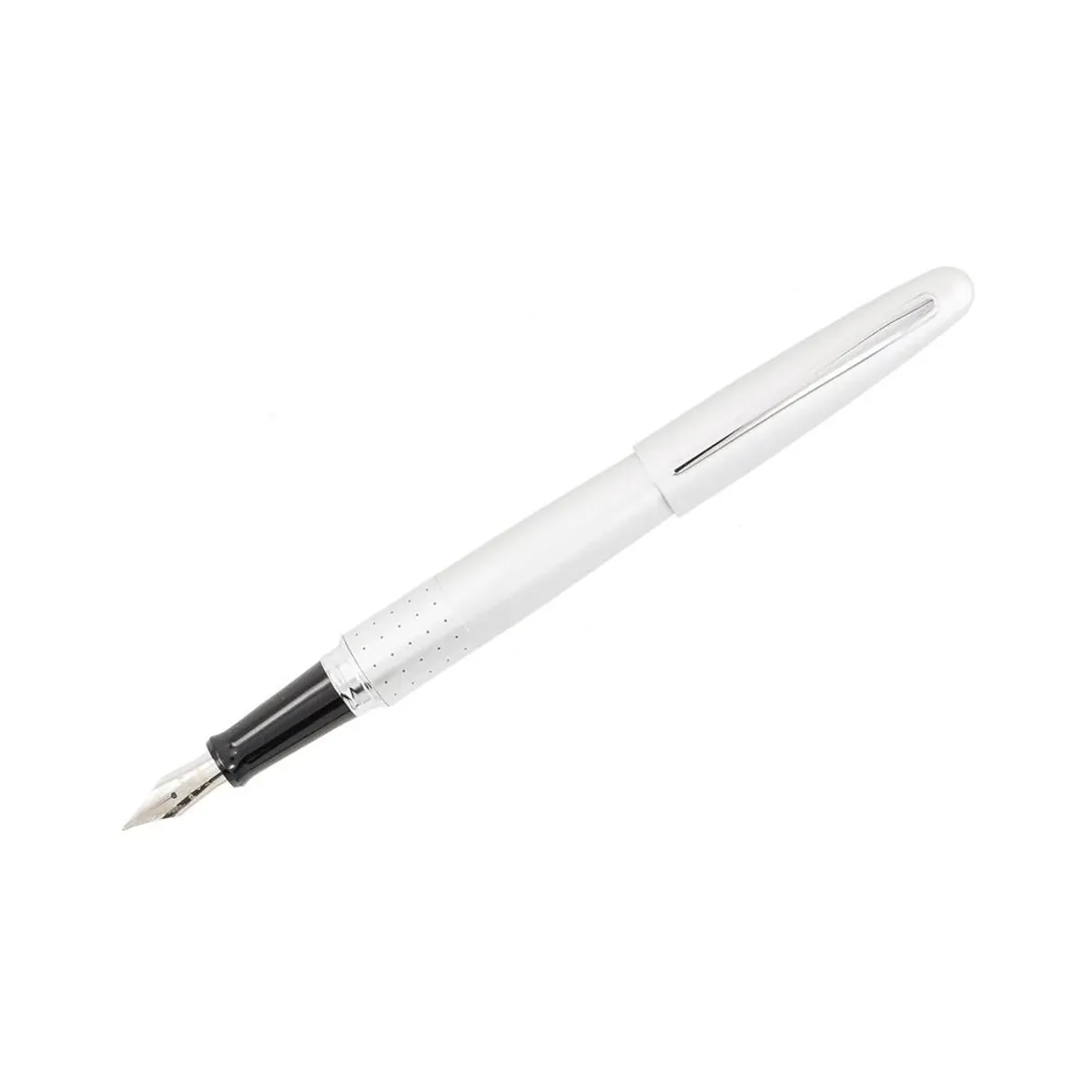 PILOT - Pluma Estilógrafo Pilot Punta M Plateado