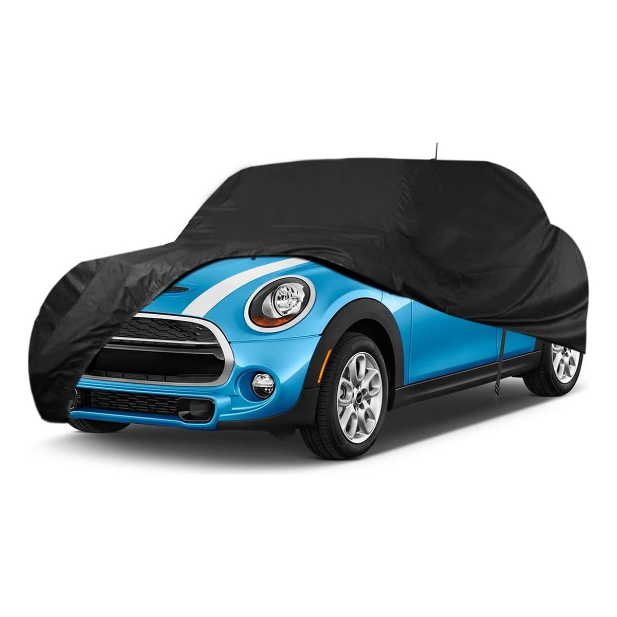 VELBROS - Pijama Carro Hatchback Forro Carpa Protector - Negro - L