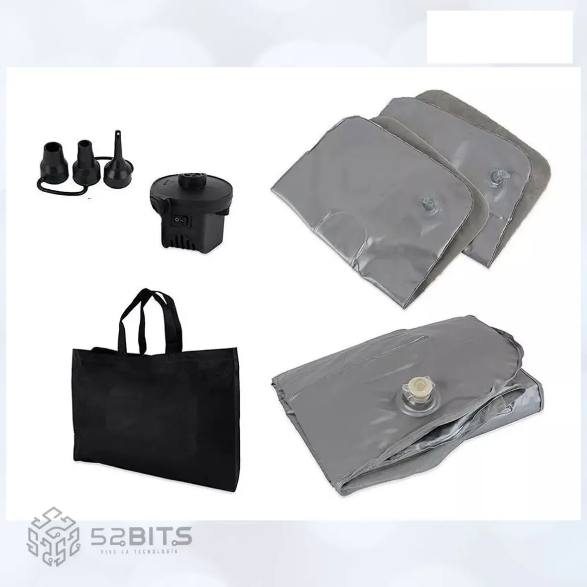 ONE PIXEL - Colchon Inflable Para Carro Cama De Viaje Asiento Trasero