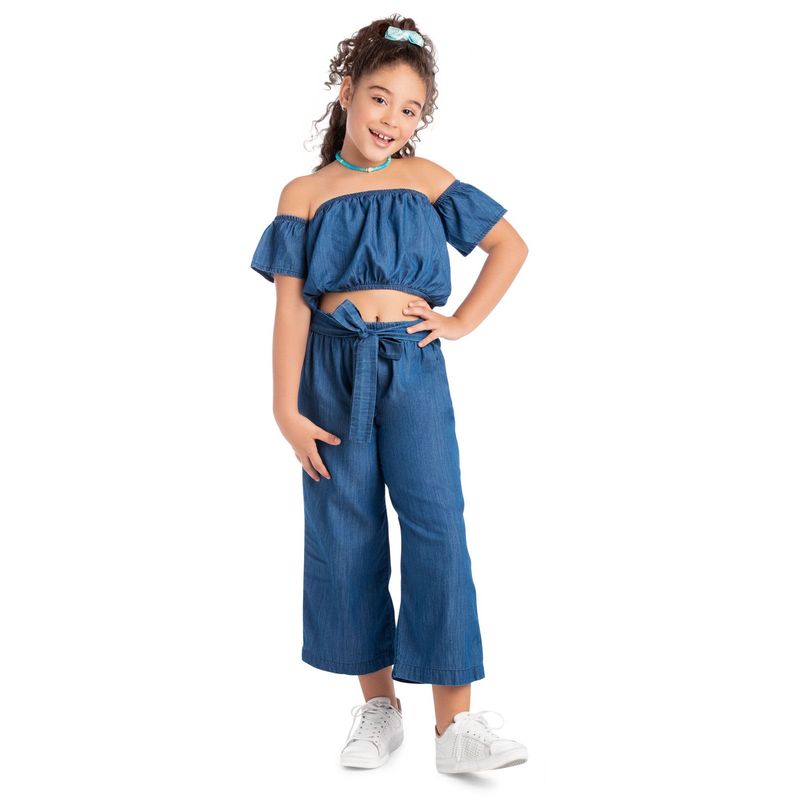 MARKETING PERSONAL - Conjunto Niñas Infantil Azul Mp 88146