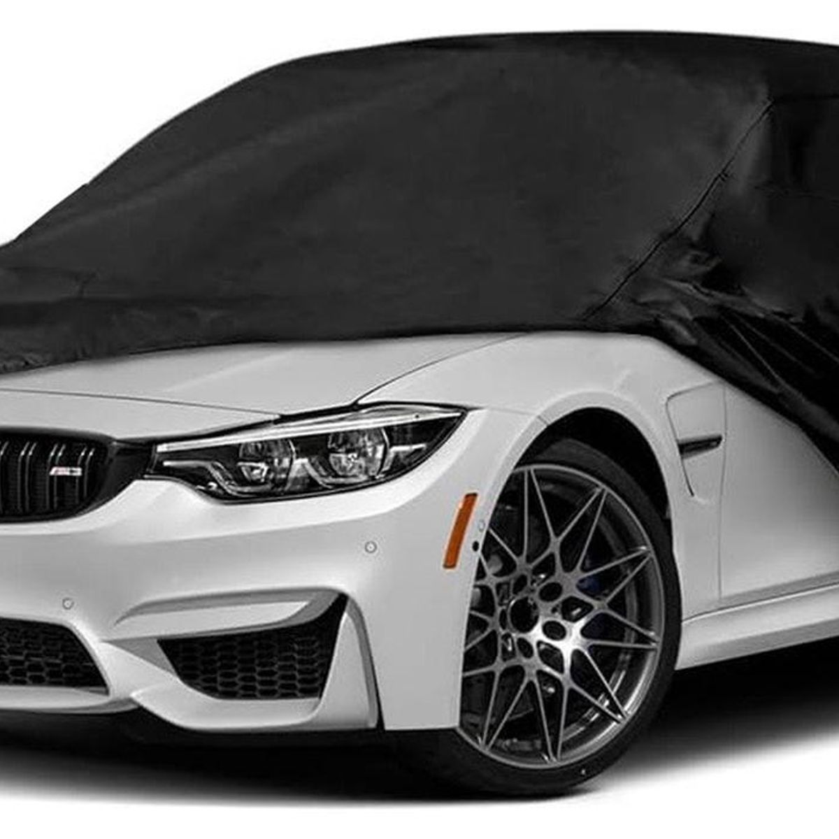 VELBROS - Pijama Carro Sedan Forro Protector Carpa Funda - Negro - M