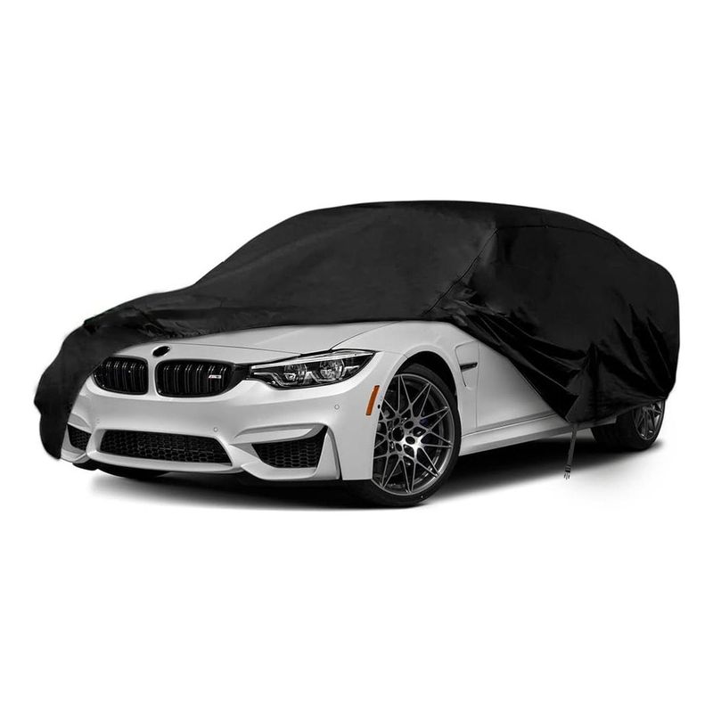 VELBROS - Pijama Carro Sedan Forro Protector Carpa Funda - Negro - L