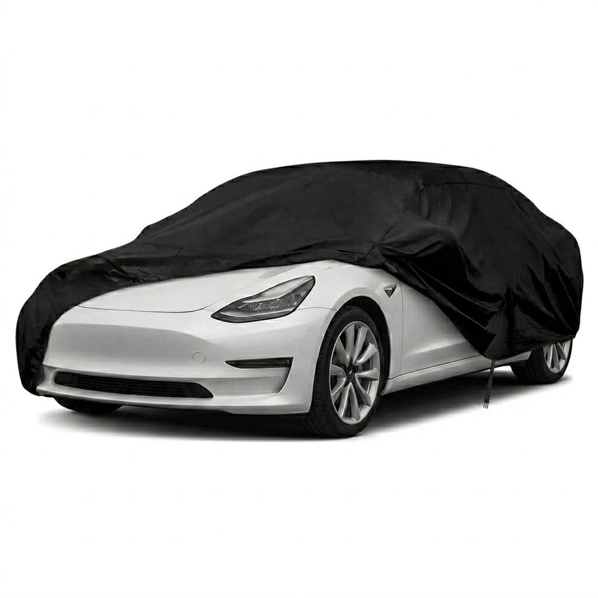 VELBROS - Pijama Carro Sedan Forro Protector Carpa Funda - Negro - XL