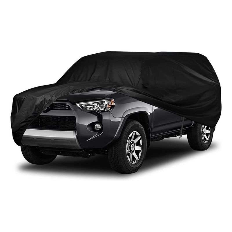 VELBROS - Pijama Camioneta Suv Forro Cobertor Protector Carpa Funda - Negro - XL