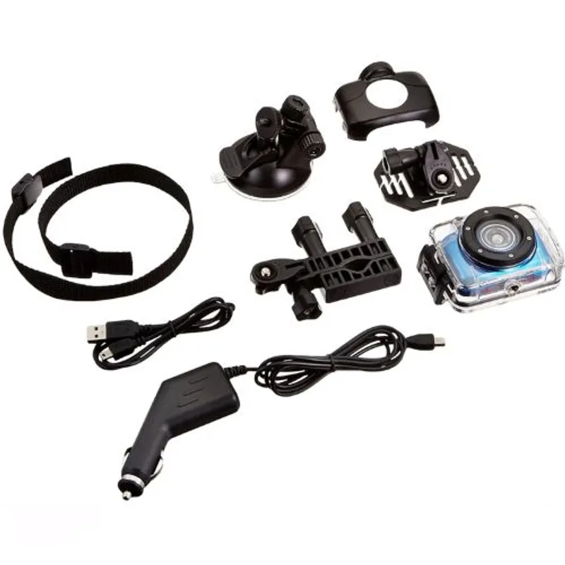 GENERICO - Mini cámara deportiva y accesorios.