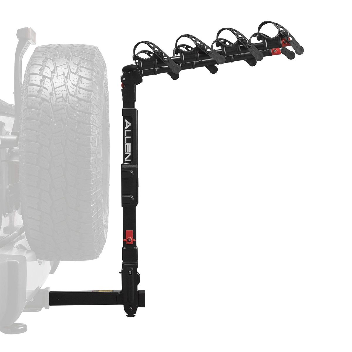 ALLEN - PORTABICICLETAS ALLEN DELUXE 542RR 4-BIKE HITCH RACK  (2")