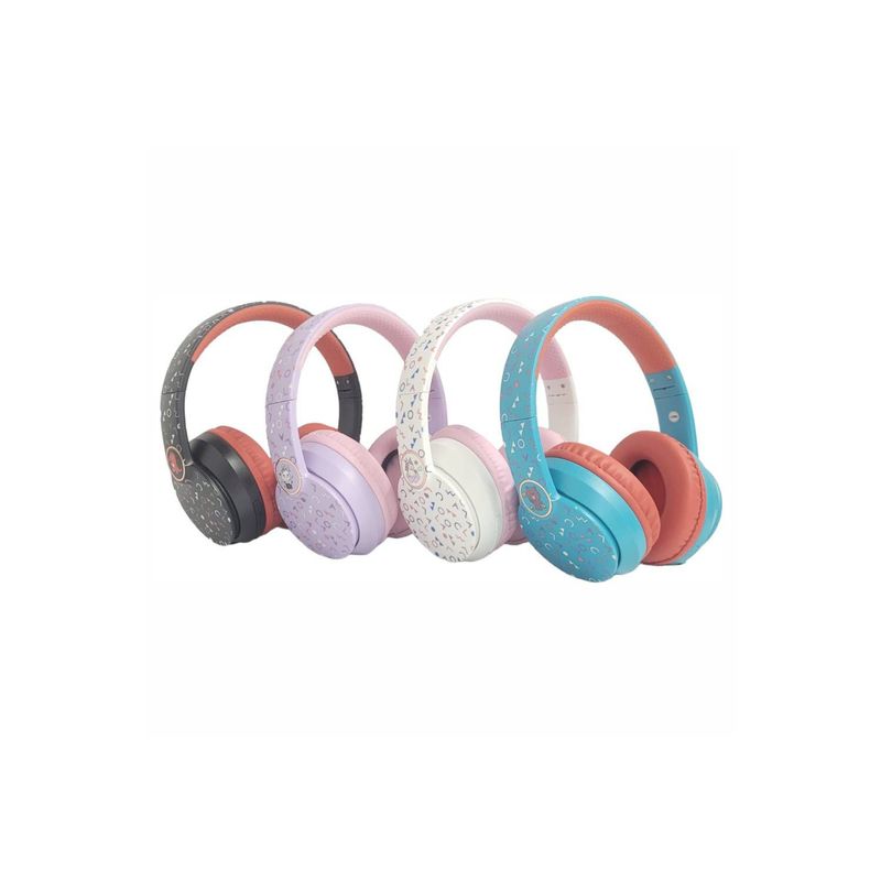 ONE PIXEL - Audífonos Bluetooth Para Niños Rich Fashion Color Negra