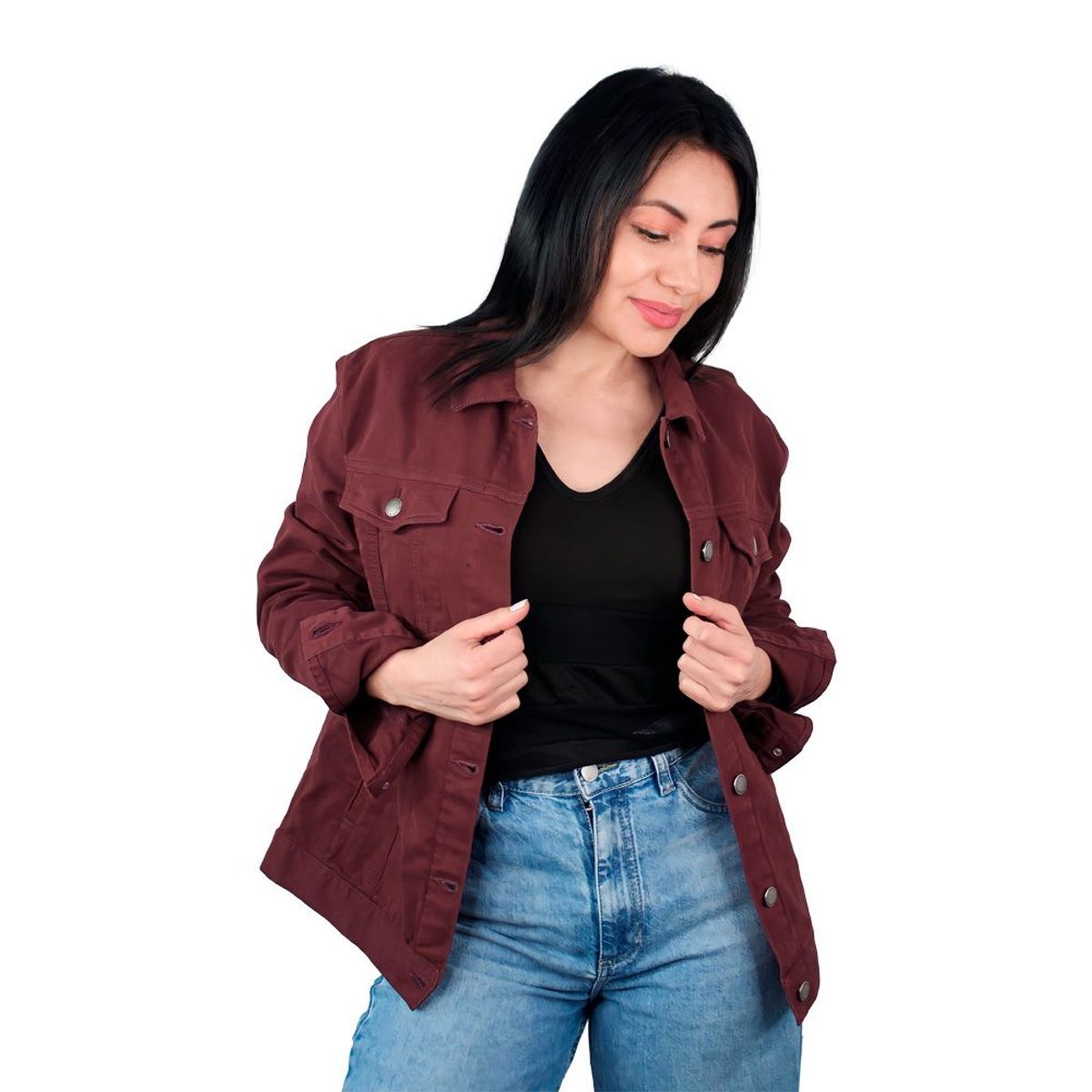 LEC LEE - Chaqueta En Dril Mujer Cl?sica Lec Lee-