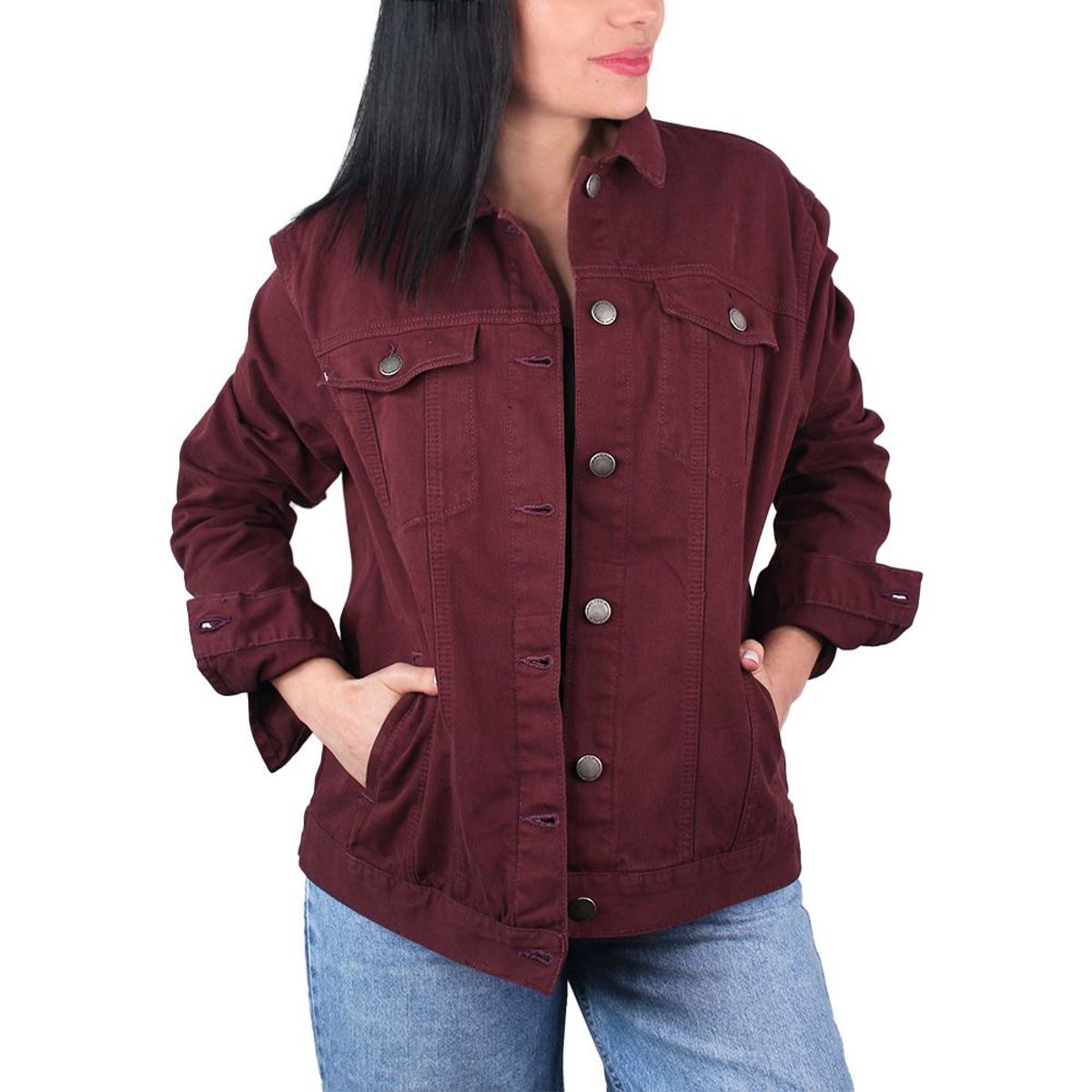 LEC LEE - Chaqueta En Dril Mujer Cl?sica Lec Lee-