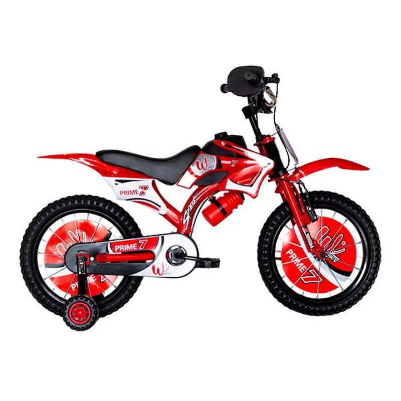 GENERICO - Bicicleta para niños Wuilpy Bicimoto Rin 16 Color Rojo