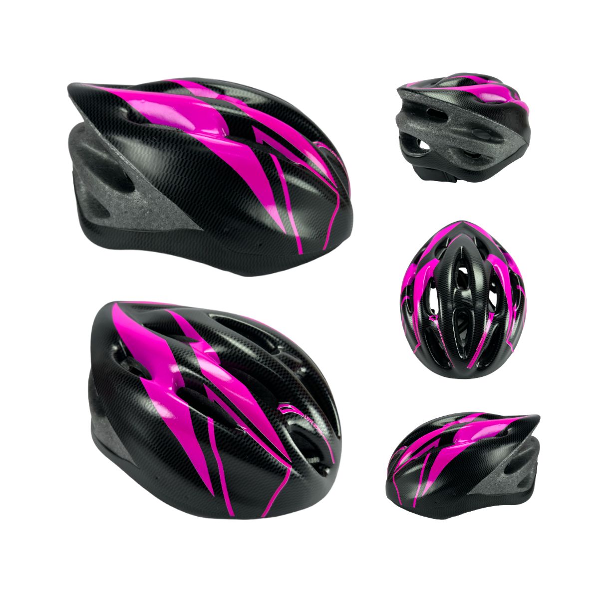 COUGAR - Combo Patines Cougar MZS833LG Con Protecciones M 34 Ajustables a 38 Fucsia