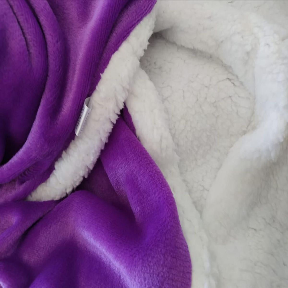 GENERICO - Cobija Termica Ovejera Cama doble y Semi 190X220 - Morado