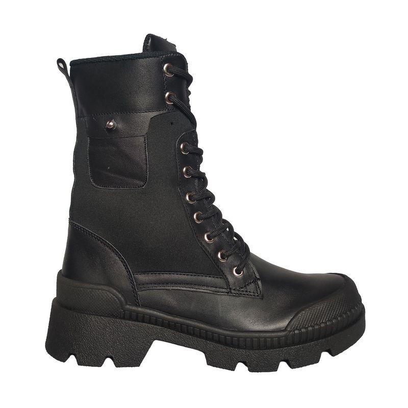 CALZADO CON ALTURA MONSERRATE - Botin en cuero para Mujer MoreLiber by Monserrate Ref Amalia Negro
