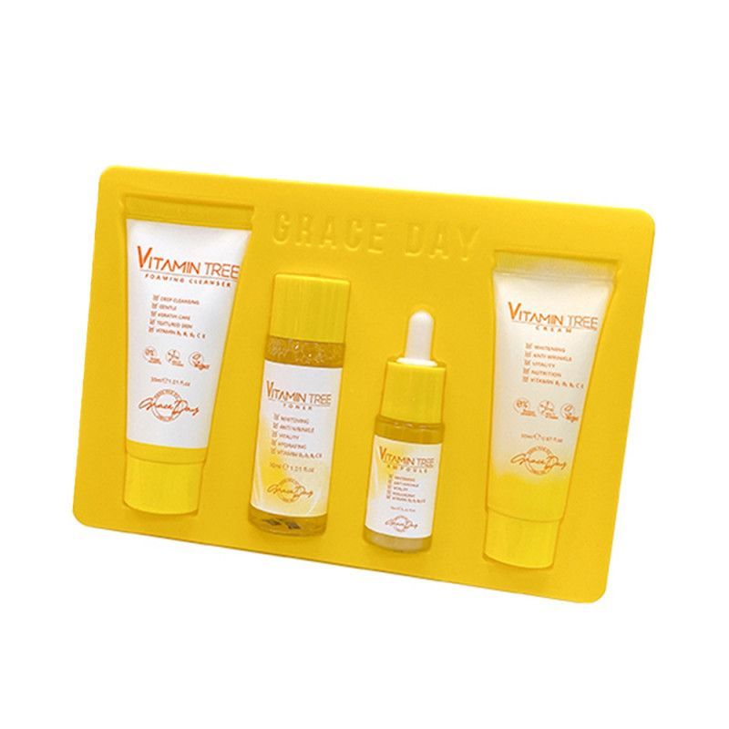 GENERICO - Grace Day Kit Vitamin Tree Limpiador Tónico Ampolla Crema