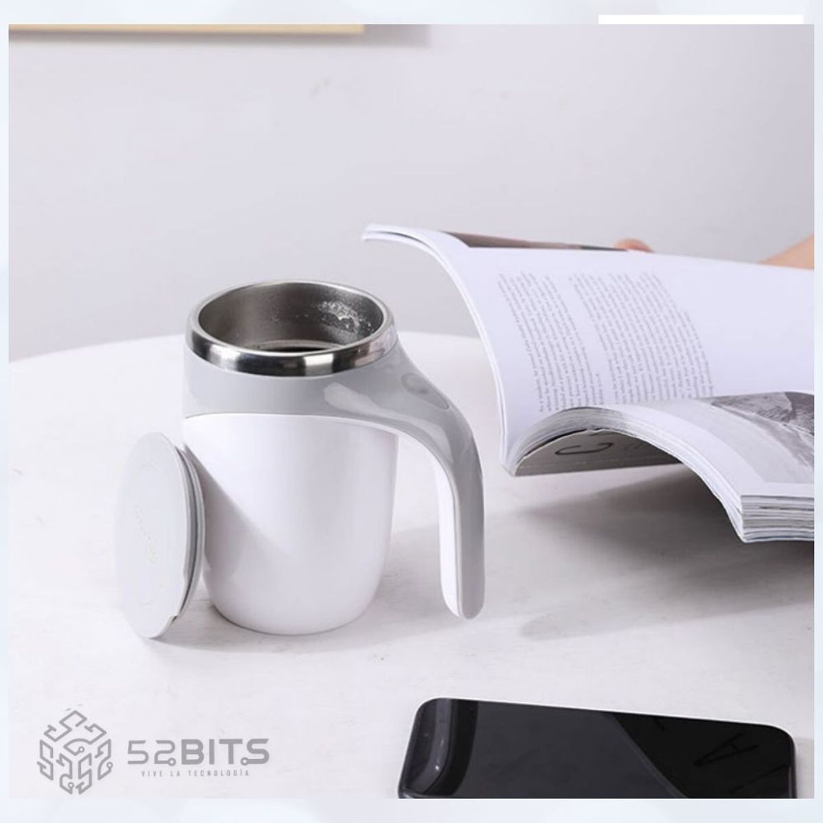 ONE PIXEL - Taza Pocillo Mug Mezclador Eléctrico Vaso Batidor Agitador