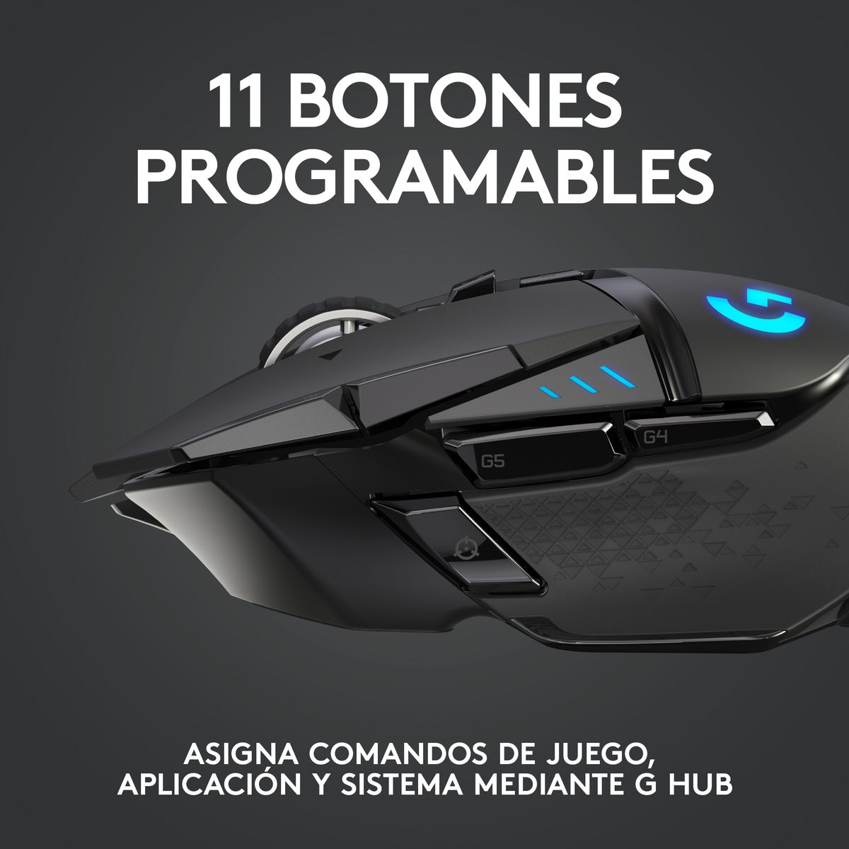 LOGITECH - Mouse Gamer Inalámbrico Recargable Logitech G Ightspeed G502