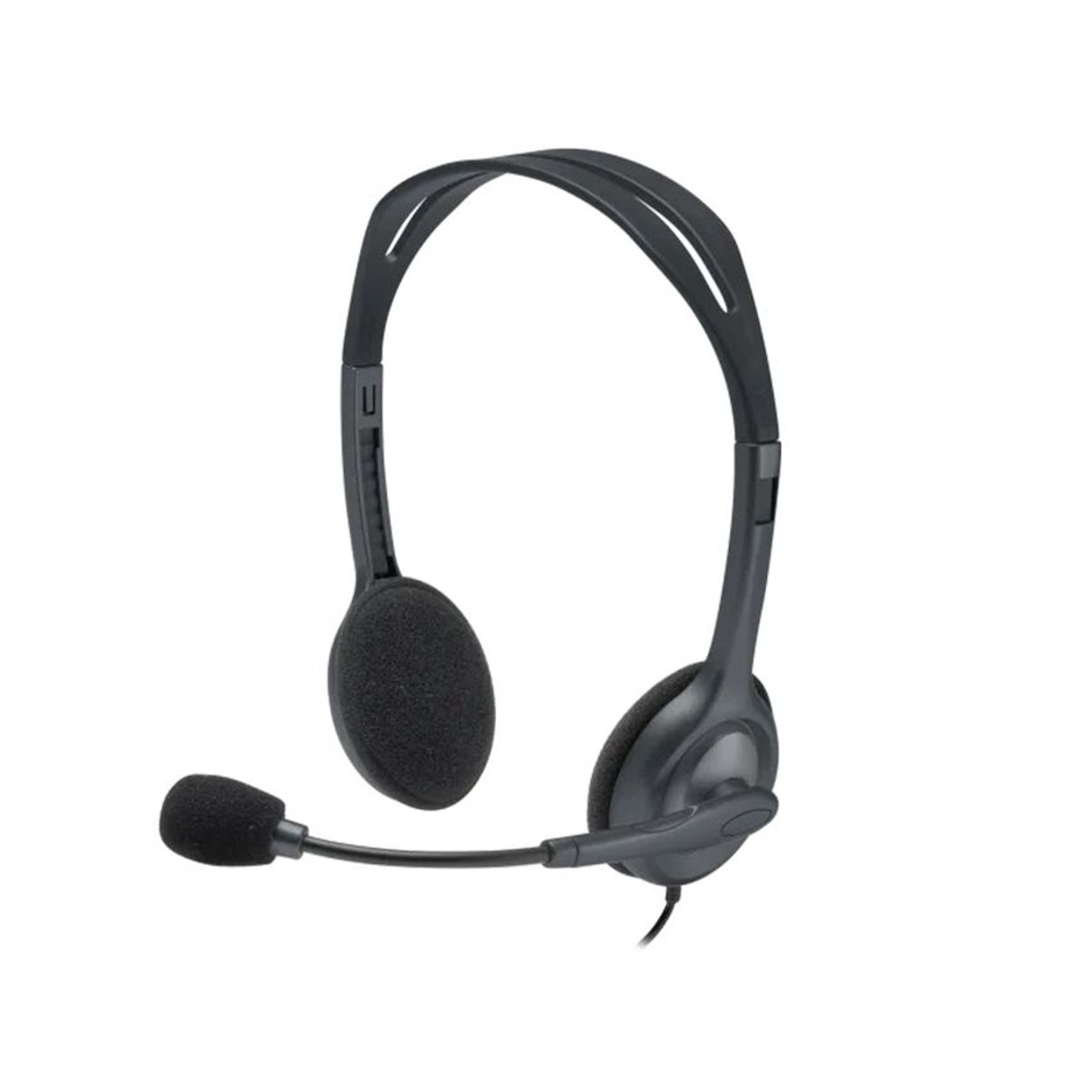LOGITECH - AUDÍFONOS DE DIADEMA LOGITECH H111 CON MICRÓFONO PLUG STEREO