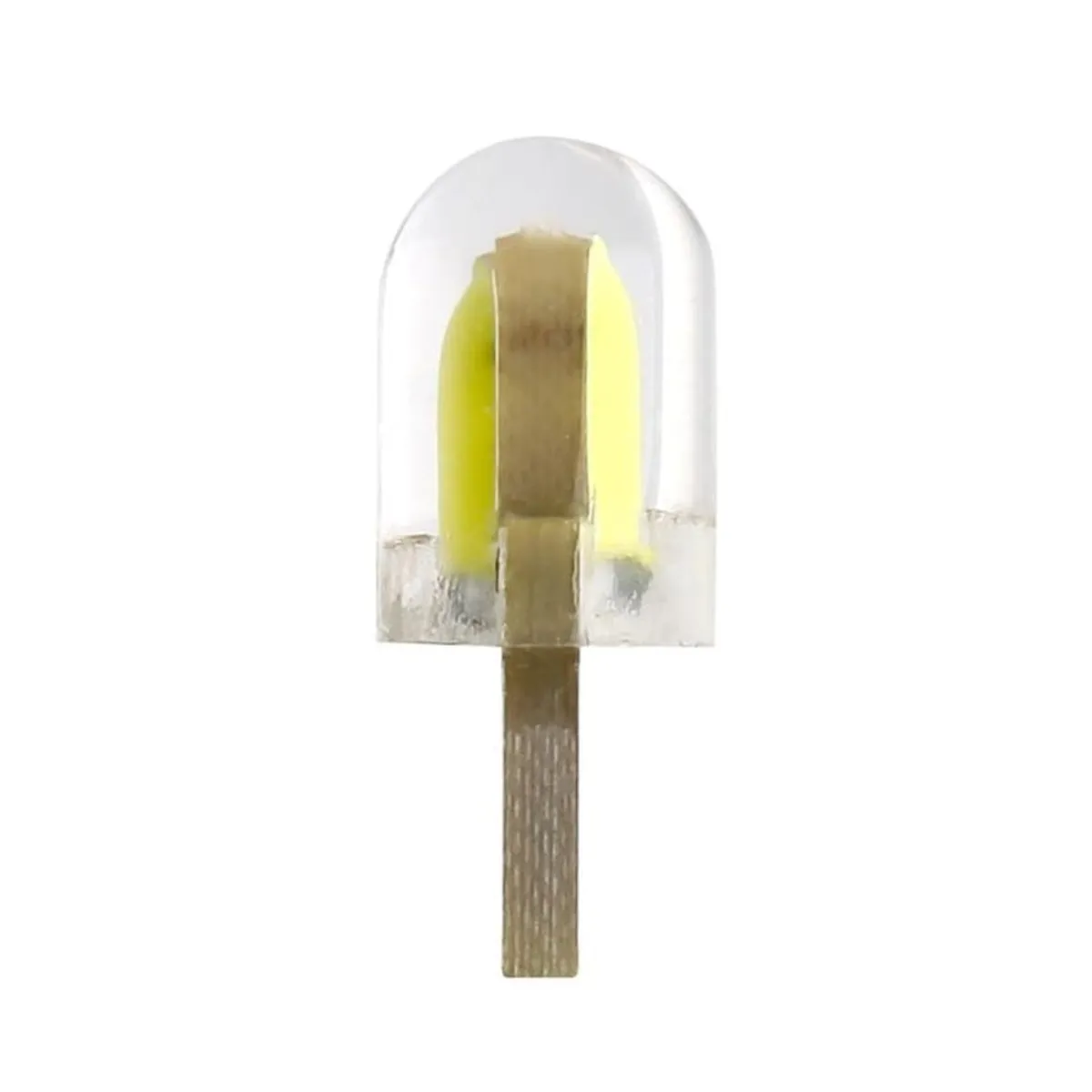 UNIVERSAL - 2 bombillos luces led blanco cocuyos t10 carro moto tablero